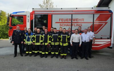 Schauflinger Feuerwehr stellt Ausbildungsstand unter Beweis